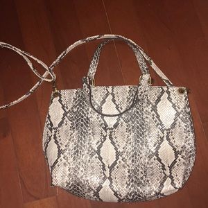 Snakeskin purse